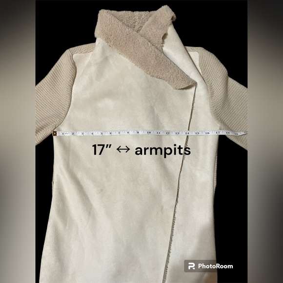 cut25 by Yigal Azrouel Shawl Cardigan.        Faux Fur - Picture 6 of 10